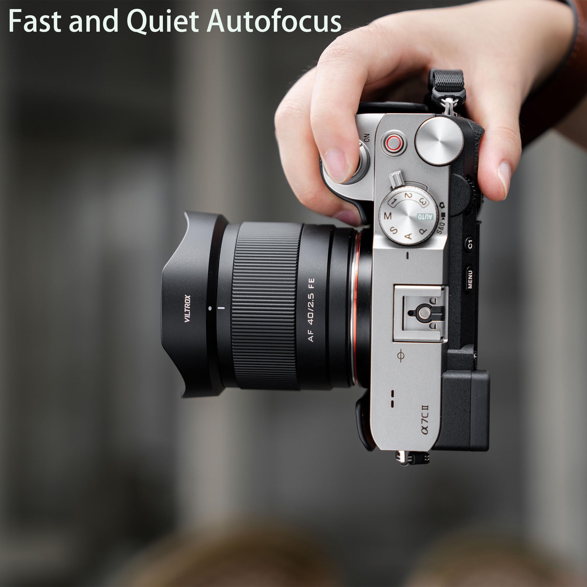VILTROX Lente de montagem AF 40 mm F2.5 FE para Sony, lente Prime