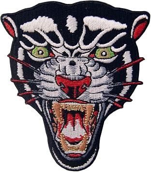 The Roaring Panther Patch Embroidered Applique Iron On Sew On Emblem