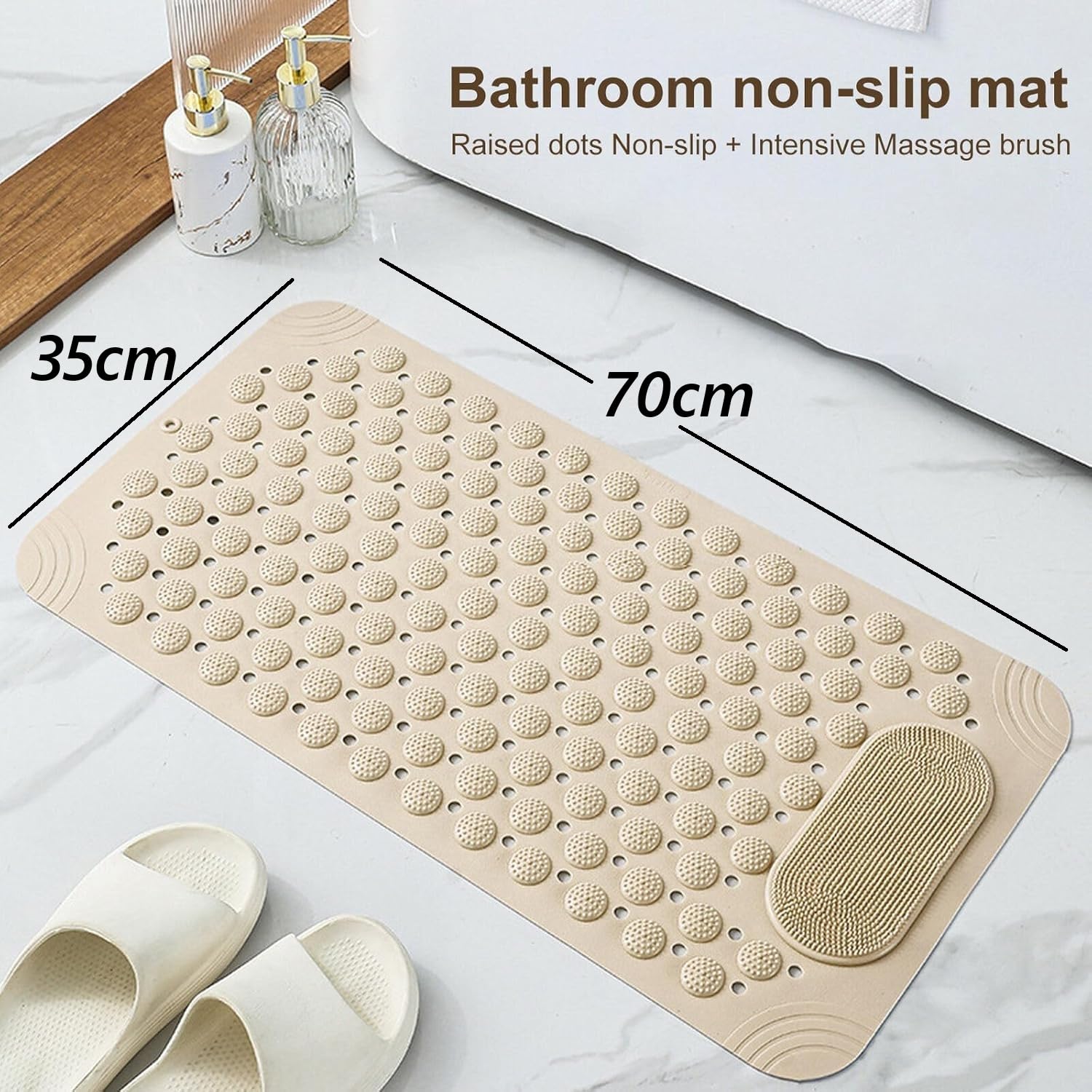 SUPERSTUD Anti Skid Mat Bathroom Foot Side View