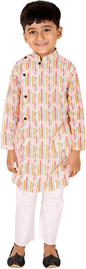 Chandrakala Kids Kurta Bottom Set for Boys KK118-P
