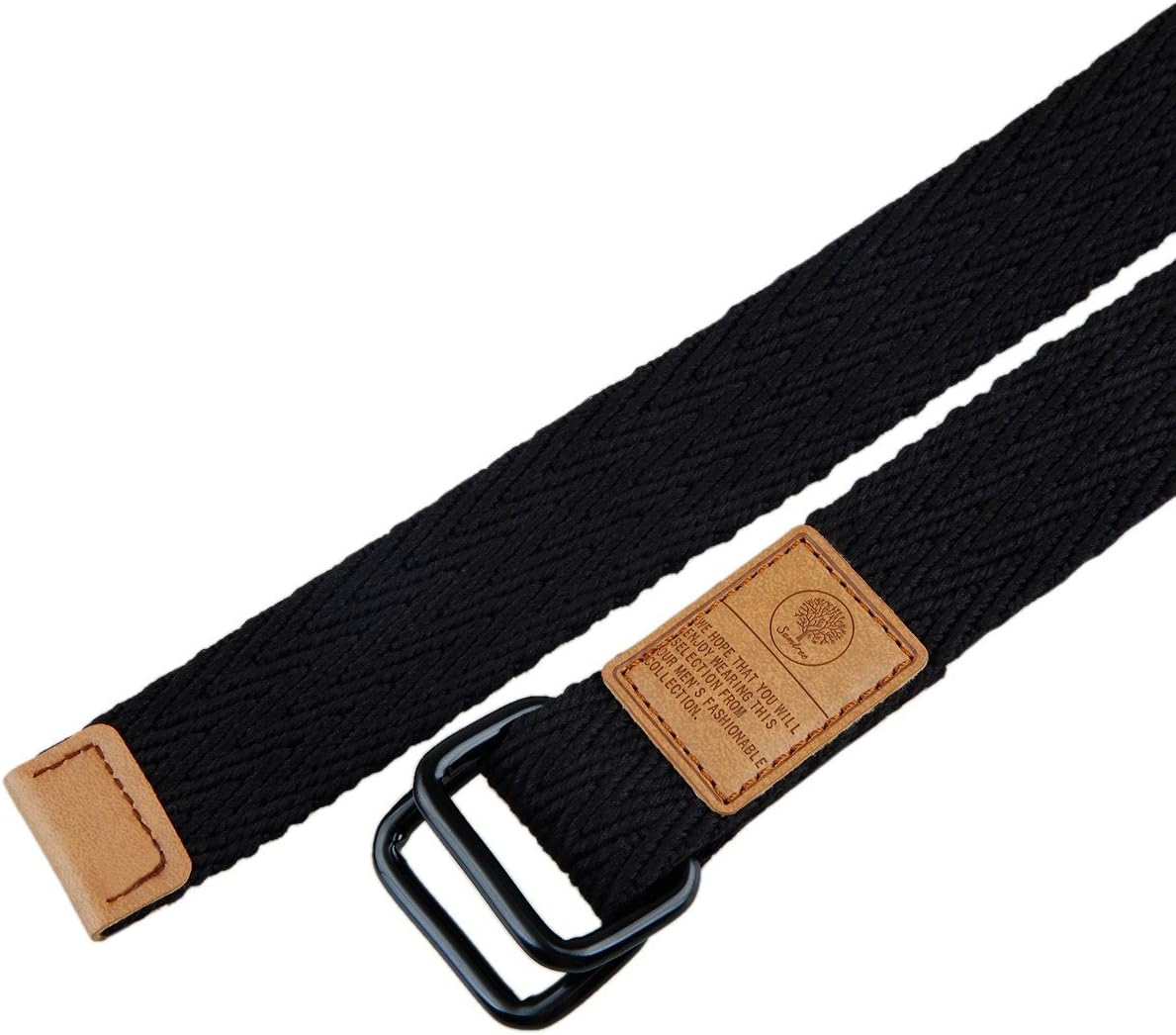 moonsix Canvas Web Belts for Men, Military Style D-ring Buckle Men's Belt - Image 3