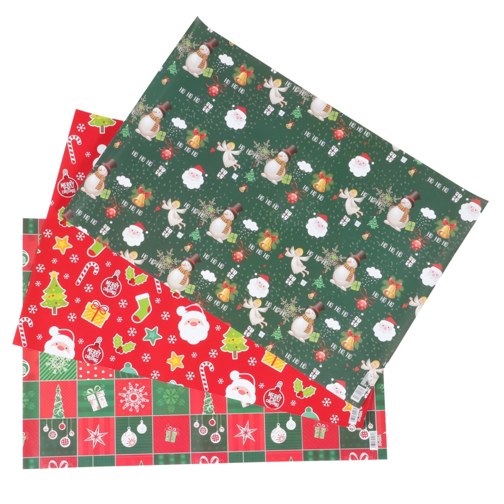 クリスマス柄 ロール紙 3個セット Amazon | VILLFUL クリスマス包装紙 3ロールセット 紙素材 長持ち