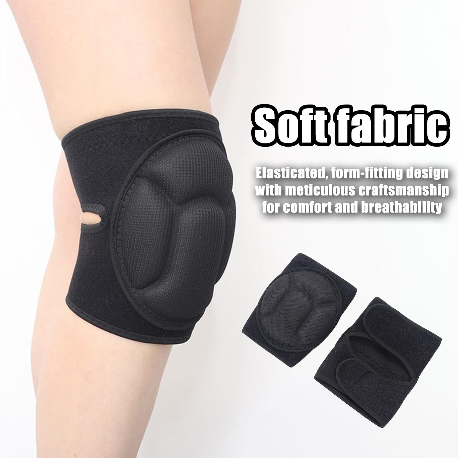 Ylinwtech (XL rodilleras multifunción,Rodilleras Deportivas,Rodilleras Deportiva Transpirable,Esponja Anticolisión Negra De 30 MM De Espesor,Para Jardinería, Limpieza, Pisos, Voleibol, Baile