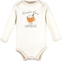 Vista 3 de Touched by Nature mamelucos de manga larga de algodón orgánico baby-girls