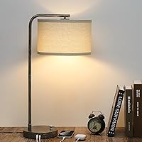 Vista 13 de Juego de 2 lámparas de mesa, lámpara de mesita de noche completamente regulable con puertos de carga USB C+A, lámparas modernas de noche