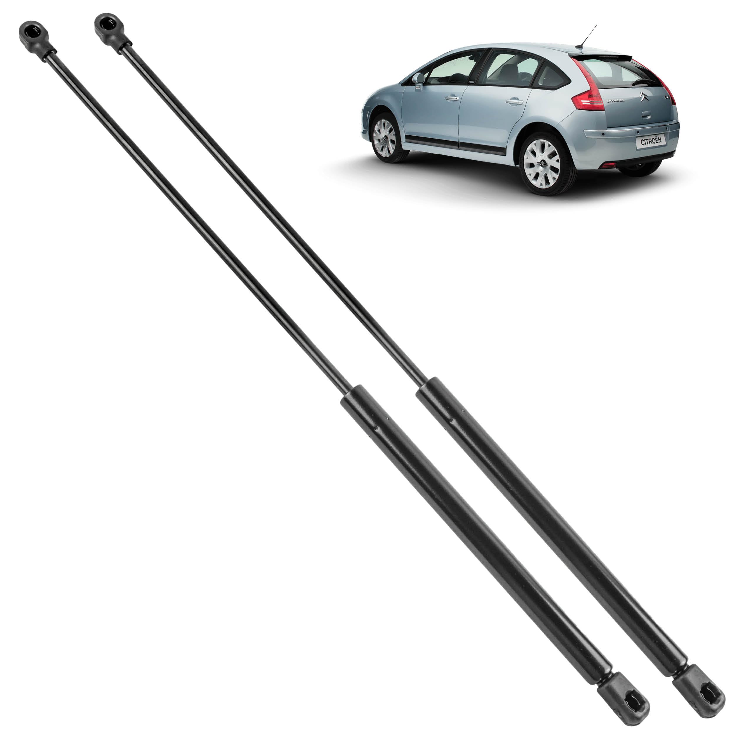 2 verins de coffre compatibles pour Citroen C4 (1e génération) (2004-2010) Vérins de hayon | 9647295480, 8731J8