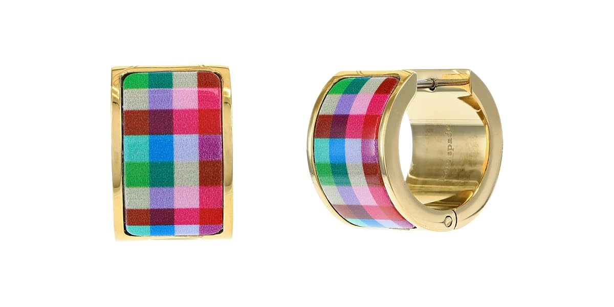 Kate Spade New York Heritage Spade Flower Huggies Earrings The Style