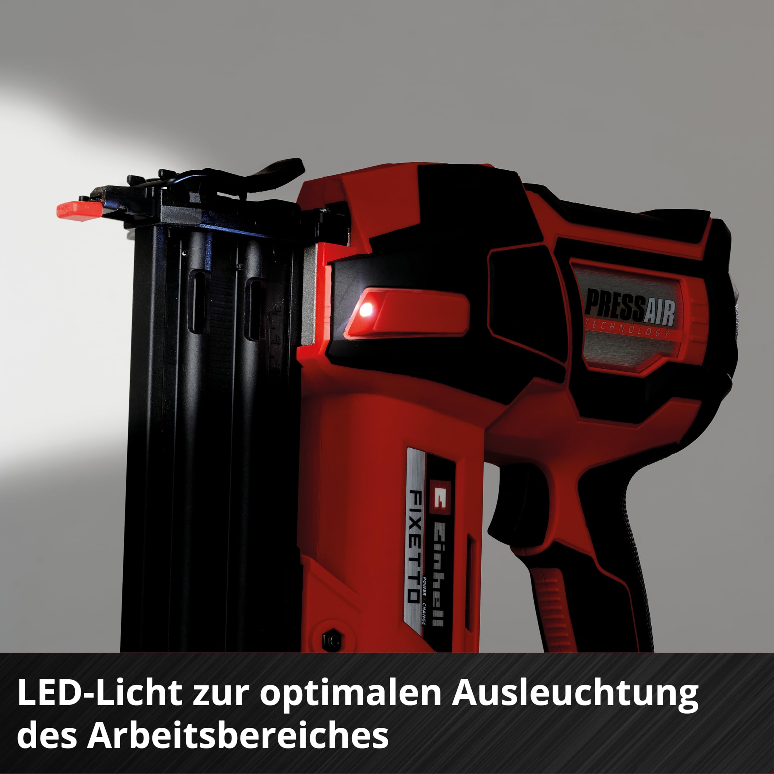 Einhell Professional Akku-Tacker FIXETTO 18/40 S Power X-Change (18 V, 60 Schläge/min, max. 40 mm Klammerlänge, Einzel-/Serienschuss, inkl. 500 Klammern, inkl. 5,2 Ah Akku & Ladegerät)