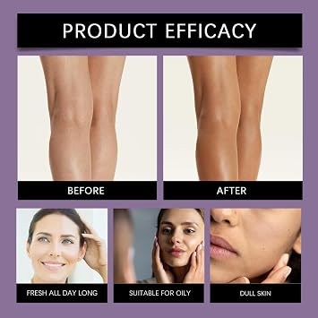 Sunny Bee Body Coverage Perfector, All over Complexion Perfector with Large Body Makeup Brush, Tattoo Cover up Cream Waterproof, Long Last Body Coverage Perfector Waterproof for Women (Ivory White)