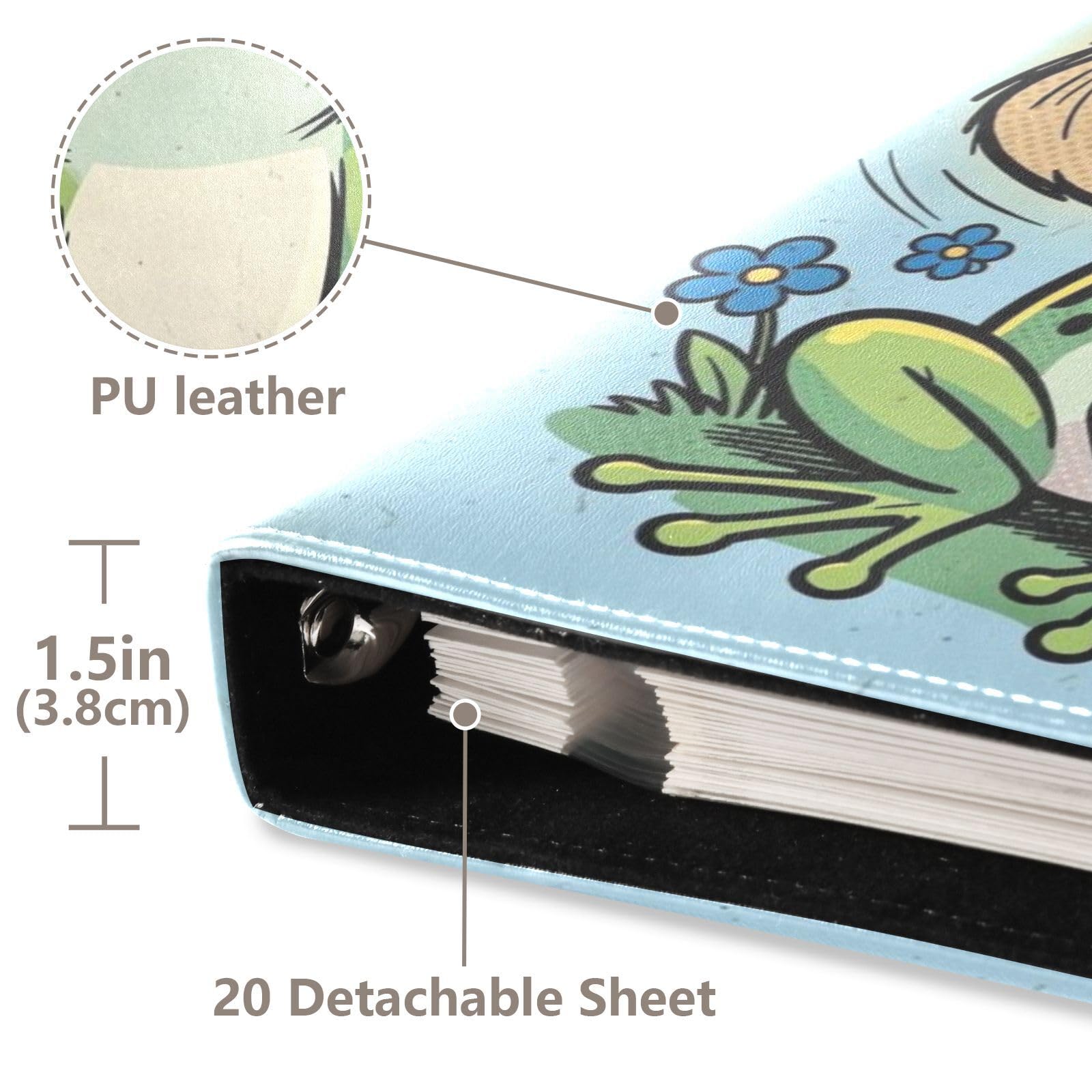 Album de scrapbooking en cuir pour ajouter ou retirer librement les pages intérieures