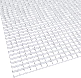 KASTLITE Egg Crate Panel 1-Pack in White | Polystyrene | 23 5/8” x 23 5/8" with 1/2" x 1/2" x 3/8" Cell Size | Manufactured by American Louver | Ceiling Light Covers, HVAC Grilles, Aquarium Eggcrates