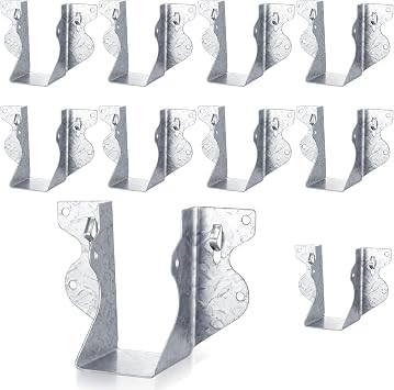 2x4 Joist Hanger 20 Gauge Galvanizing Face Mount Joist Hangers for Wood, 10 Pack