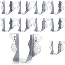 2x4 Joist Hanger 20 Gauge Galvanizing Face Mount Joist Hangers for Wood, 10 Pack