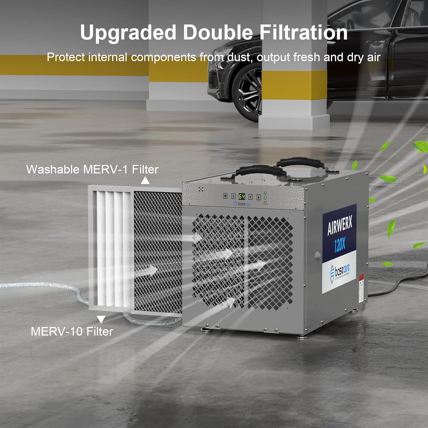 BaseAire AirWerx 120X Dehumidifiers and BaseAire Accessory Package