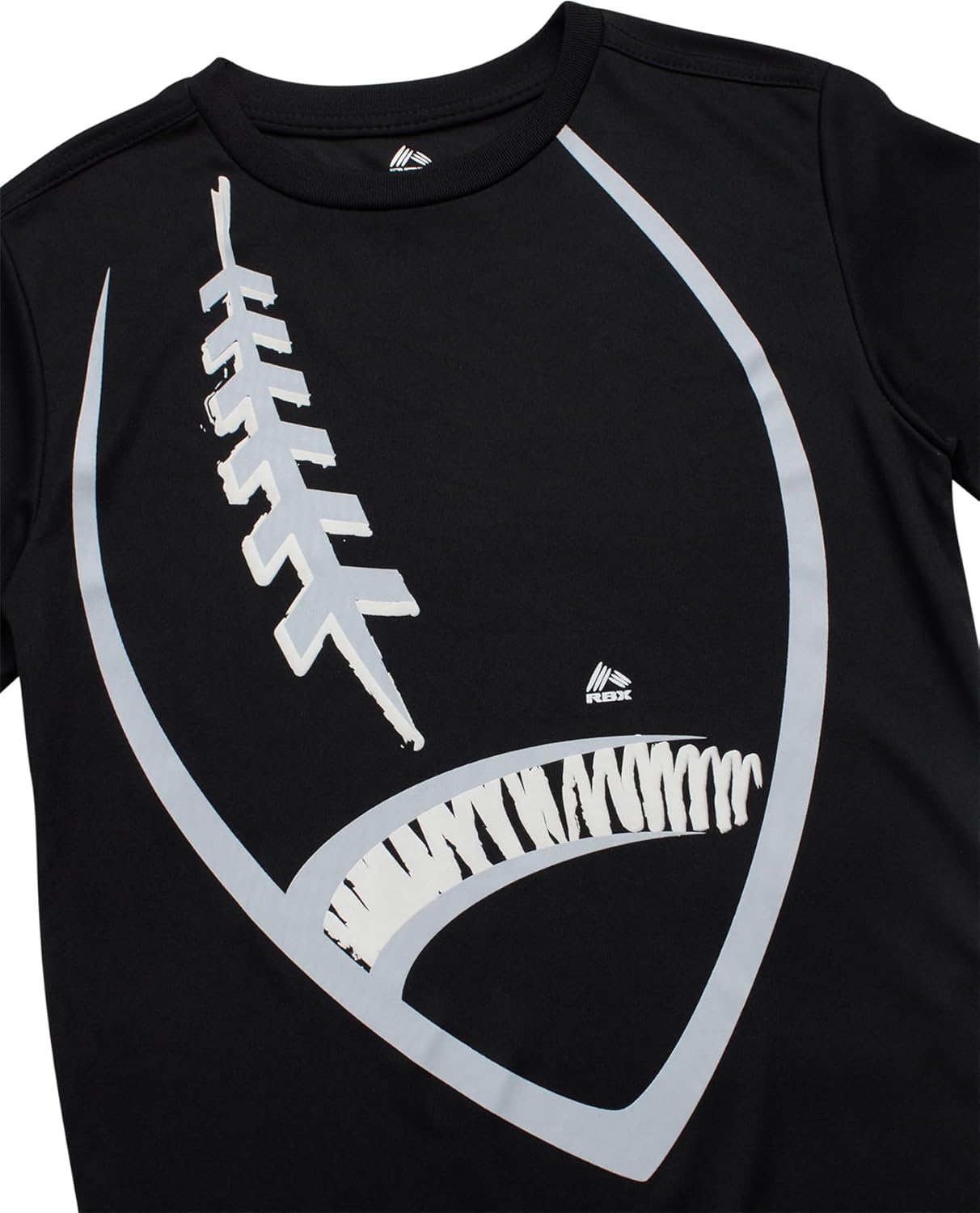 RBX Boys Shorts Set - 4 Piece Poly Interlock Soft Fleece Short Sleeve Graphic Tees and Athletic Gym Shorts for Boys - Image 3