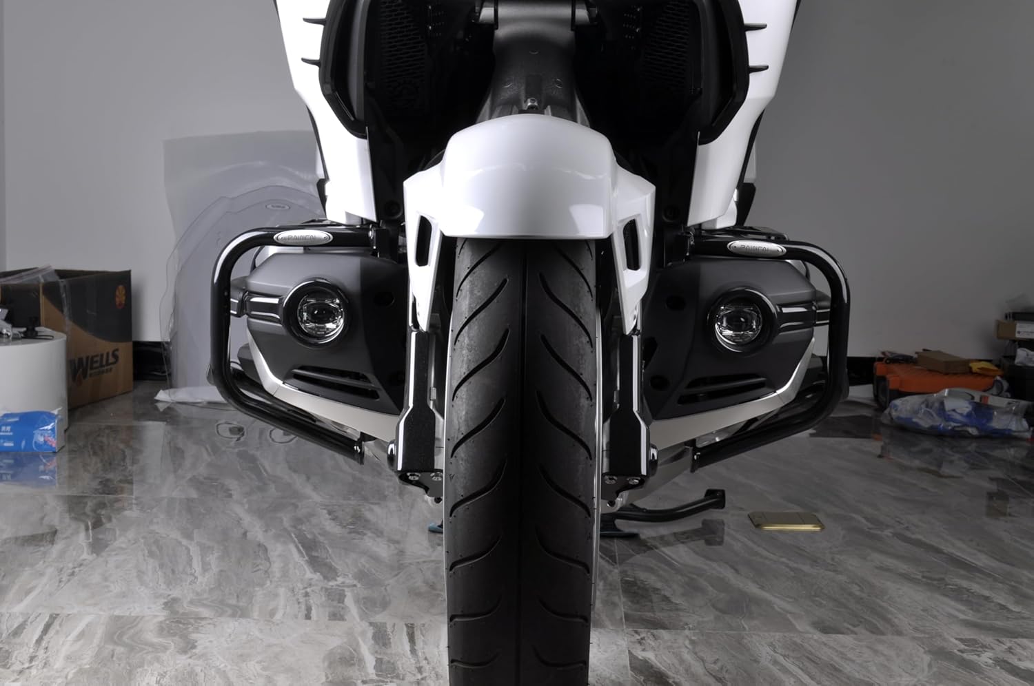 Panical Motorcycle Highway Bars Crash Bar Engine Guard Bumper Side Frame Falling Protector Fuel Tank Protection For Honda GoldWing GL1800 F6B GL1800B Dct Tour 2018-2025 Black