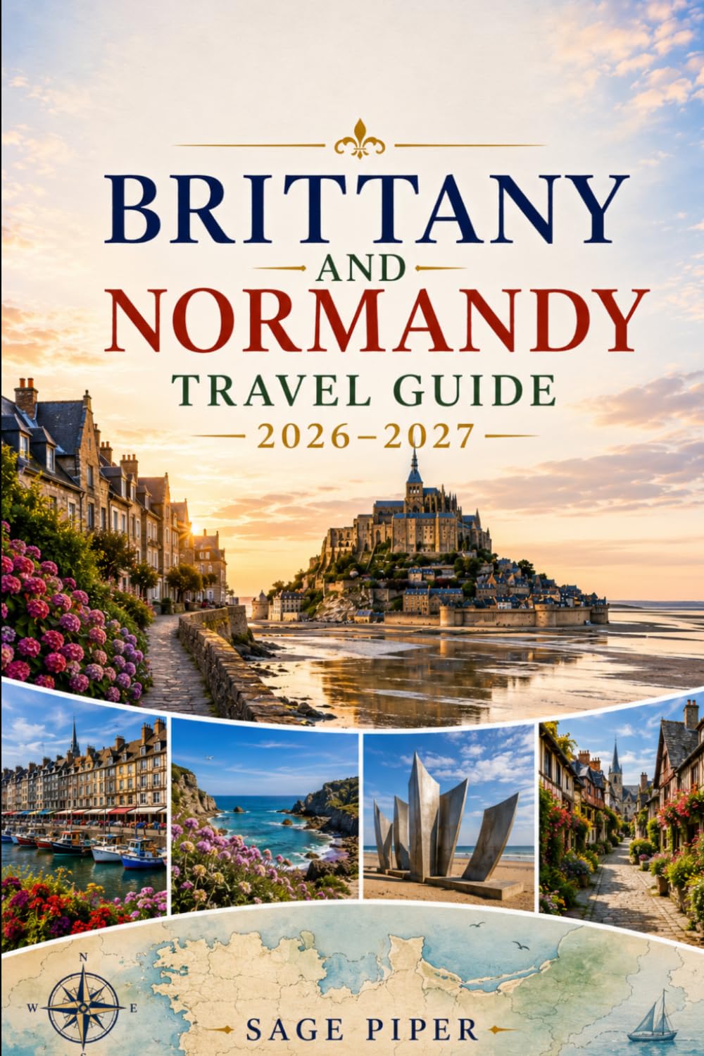 Brittany And Normandy Travel Guide 2026–2027: Explore Saint-Malo, Mont-Saint-Michel, Honfleur, Rouen, the D-Day beaches, coastal villages and ... couples, families, and solo travelers
