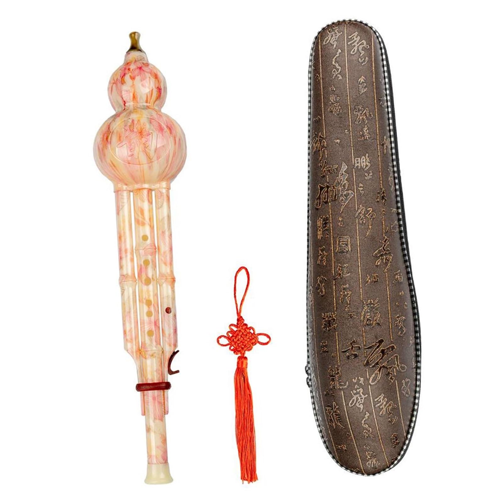 Clave De C Hulusi Instrumento Musical Tradicional Chino ABS Flauta De Calabaza Curcubit Instrumento Étnico Con Funda Protectora