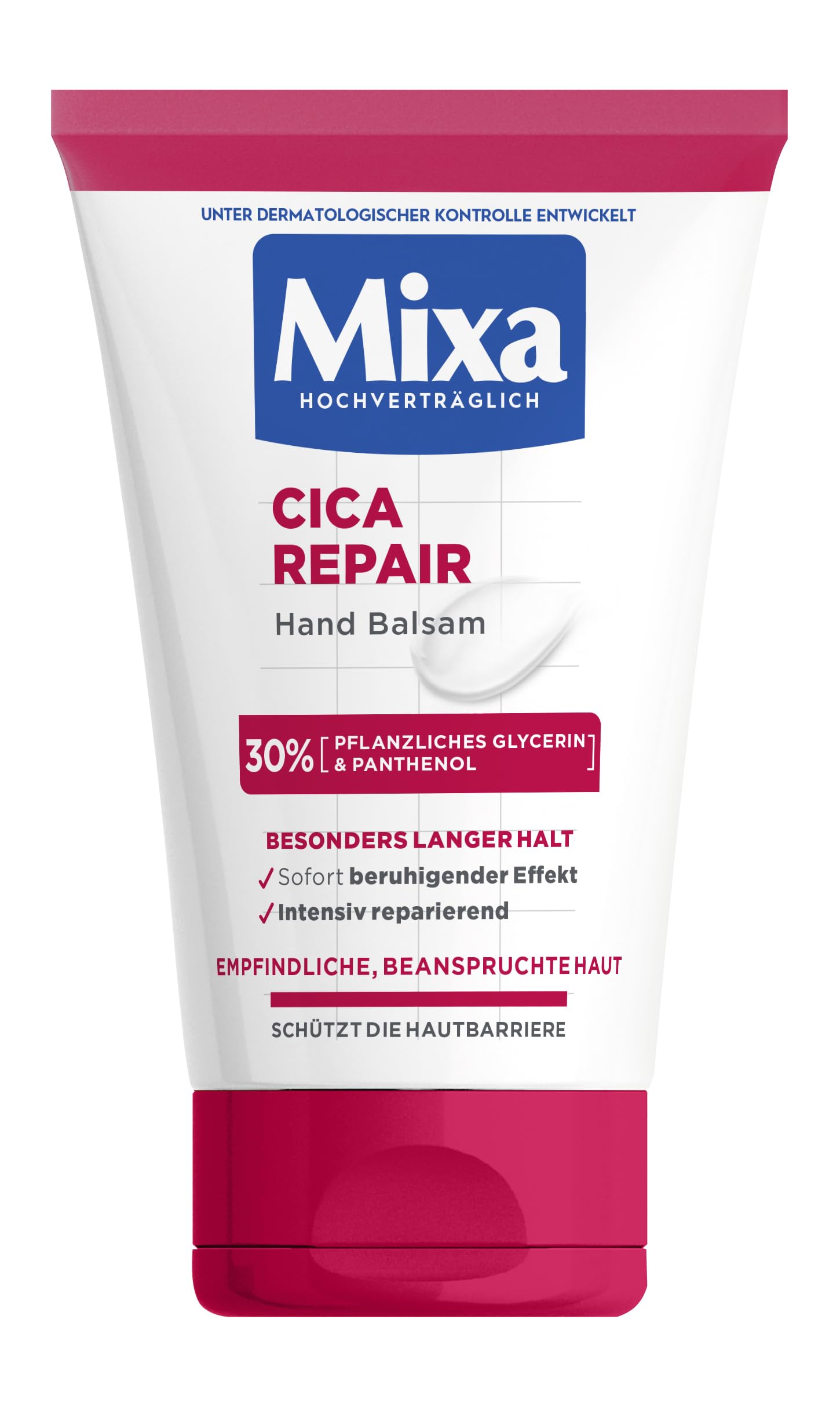Mixa hautberuhigende Handcreme für sehr trockene Hände, Cica Repair, 50ml