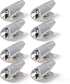 Yoidesu 8PCS Deer Whistles for Car, Deer Whistles to Avoid Collisions, Vehicle Warning Devices Universal Animal Alert Car Accessories for Truck, Vehicle, Motorcycle Silver