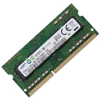 Samsung 8GB キット (2 x 4GB)、204-pin SODIMM DDR3 PC3L-12800、1600MHz RAMメモリーモジュール (M471B5173EB0-YK0 x 2) Samsung 8GB キット (2 x 4GB)、204-pin SODIMM DDR3 PC3L-12800