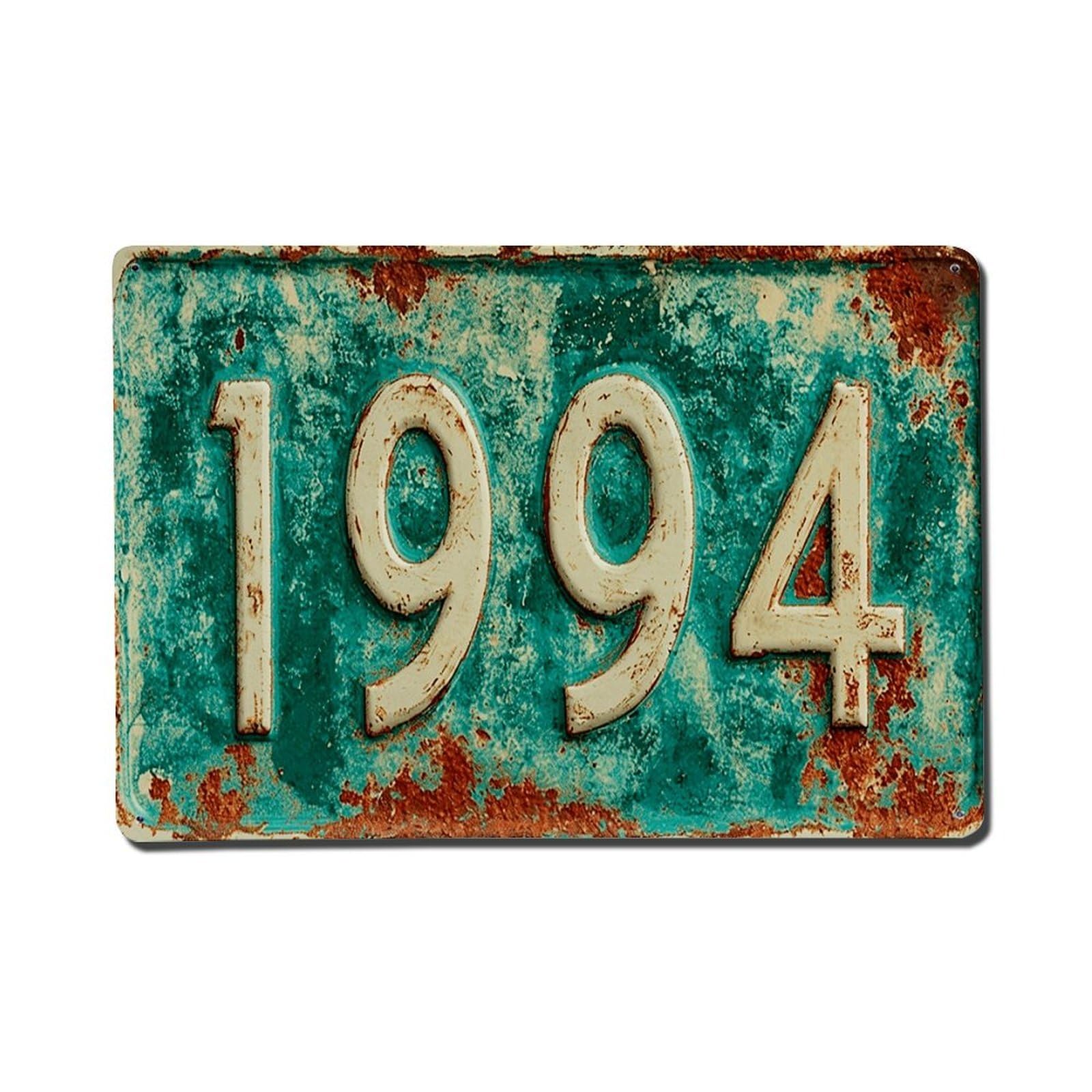 Jdfenggu Vintage Rusty License Plate Design Retro Metal Tin Sign, Metal Poster For Bar, Home, Man Cave, Kitchen, Laundry Room Art Decor 8X12 Inch