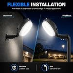 LED Barn Light,150W 20000LM Dusk to Dawn Outdoor Lighting with 150° Adjustable Photocell, 6500K Daylight Outdoor Light, IP66 Waterproof Area Street Light for Farmhouse Barns Warehouse Yard