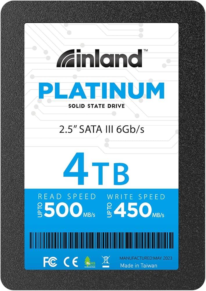 2.5インチ SSD 4TB Amazon.com: INLAND Platinum 4TB SATA III 6Gb/s, 2.5