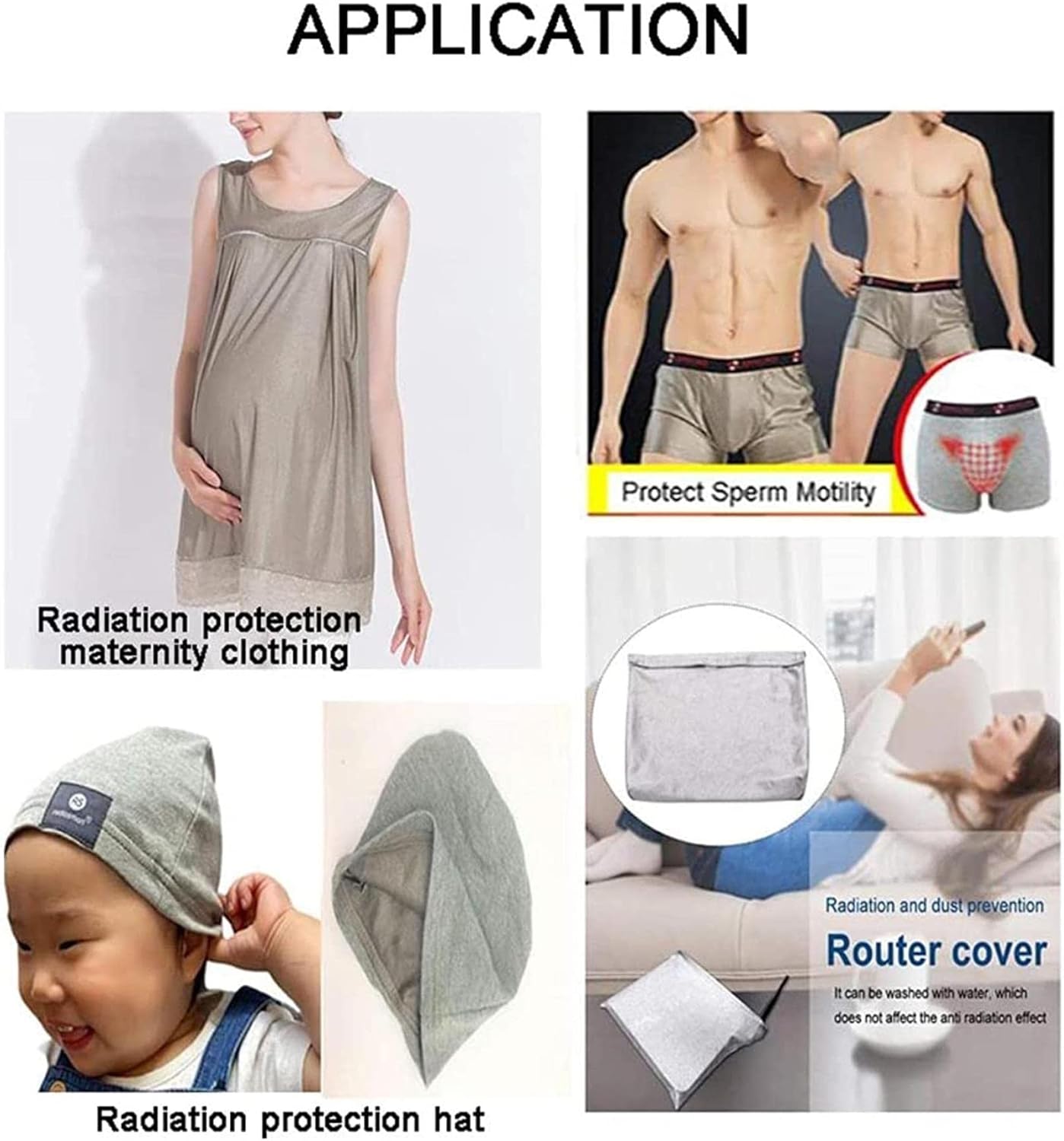 EMF & 5G Radiation Protection Fabric-EMF Signal Shielding Material,Safe Skin Contact for Making Radiation-Proof Clothing,Blanket,etc(Size:1.5x3m/59inx9.8ft) (Color : 1.5x3m/59inx9.8ft)