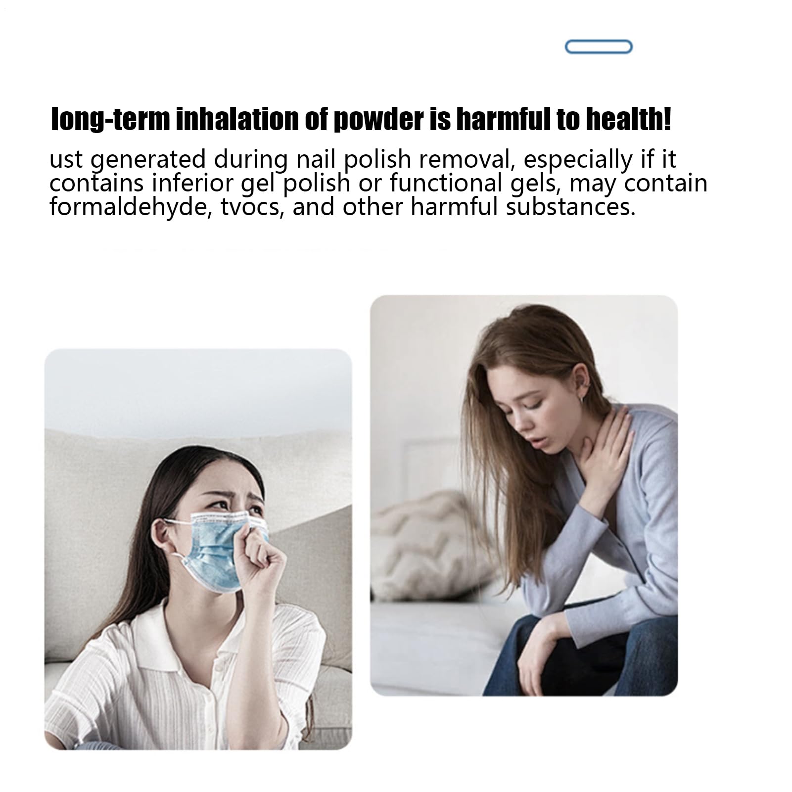 Aspirateur Ventilateur pour Ongles | Extracteur 5500 tr/min avec Filtre,2 Modes Puissant Rechargeable Pour Collecteur De Poussière D'Ongles Silencieux - Pour Débutants En Gel Vernis, Salon Et Nettoyag