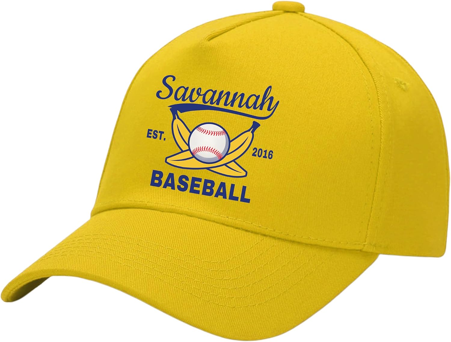 Unisex Cute Banana Baseball Cap Adjustable Fruit Pattern Outdoor Sports Dad Hat