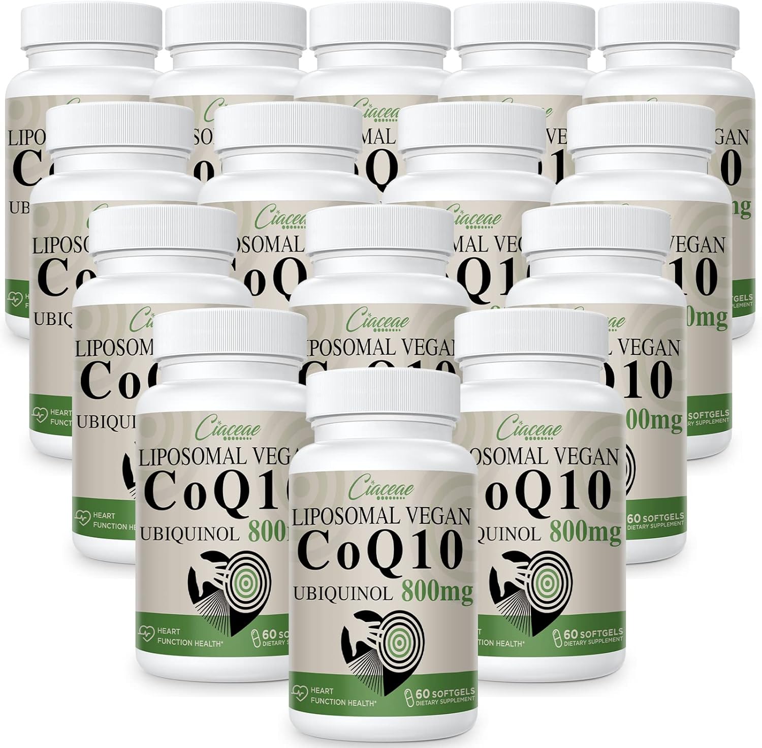 Liposomal CoQ10 800mg Ubiquinol Softgel, Max Absorption