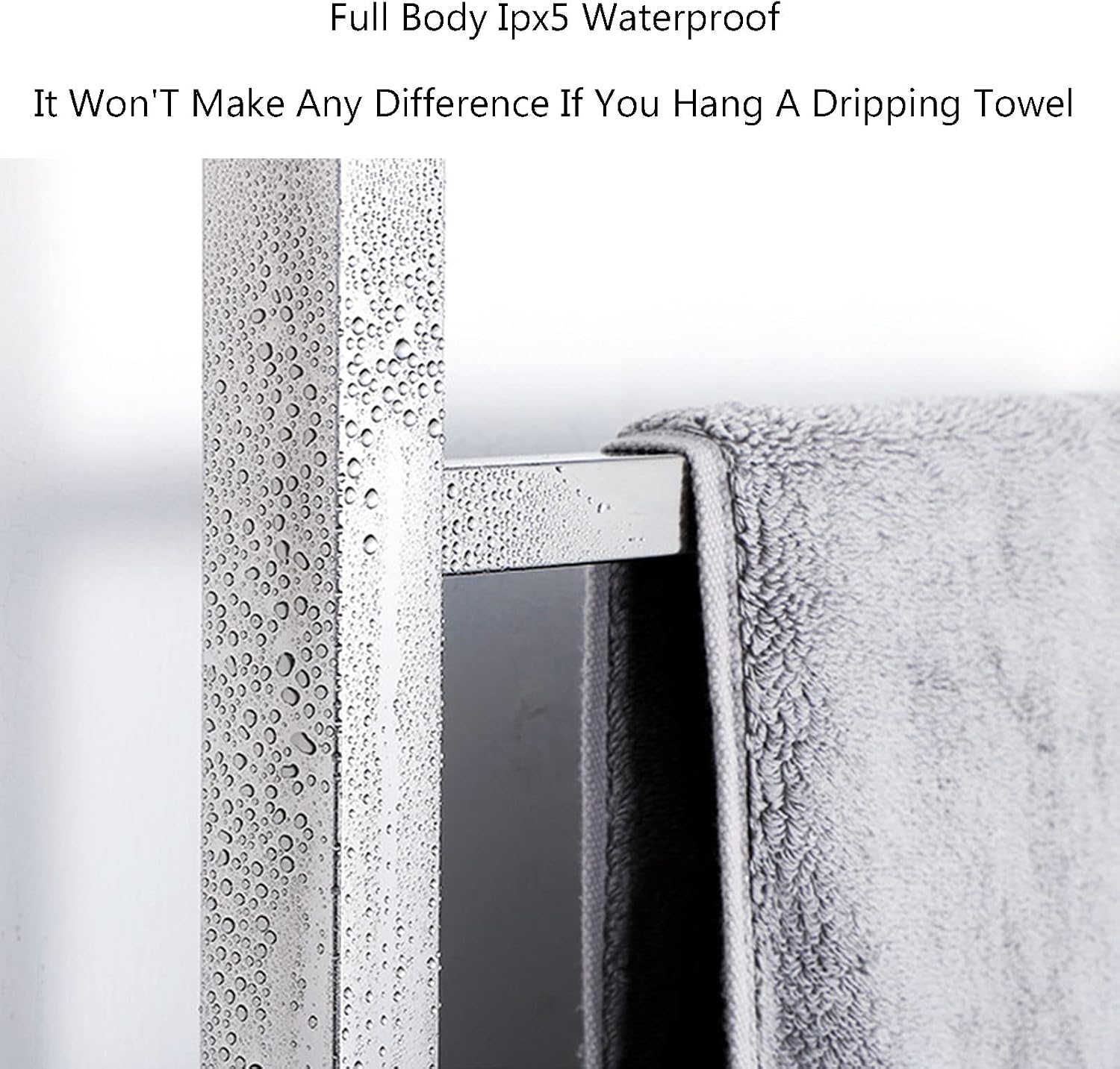 Towel Warmer Rack,Thermostatic Heater Drying for Towel Towel Warmer with Temperature Control 88w Intelligent Electric Heated Towels Dryer 500mmx780mmx120mm,Square Tube