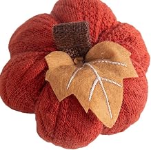 Harvest Festival Pumpkin Decorations Pumpkin Pendants Thanksgiving Knitted Pendants Venue Layout(Orange Style,9 * 3CM)