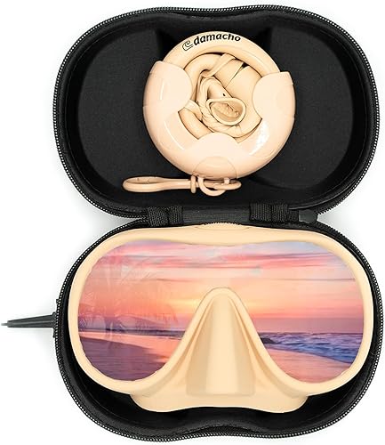 Juego de máscara de buceo de gran angular HD y fácil de empacar serie PRO