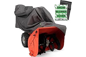 Universal Waterproof Snow Blower Cover for Two Stage Snowblowers