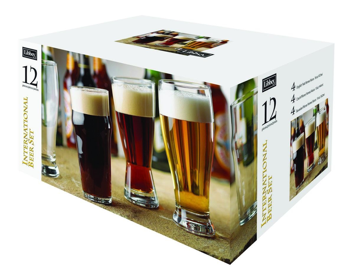 Libbey 12-Piece International Beer Glass Set