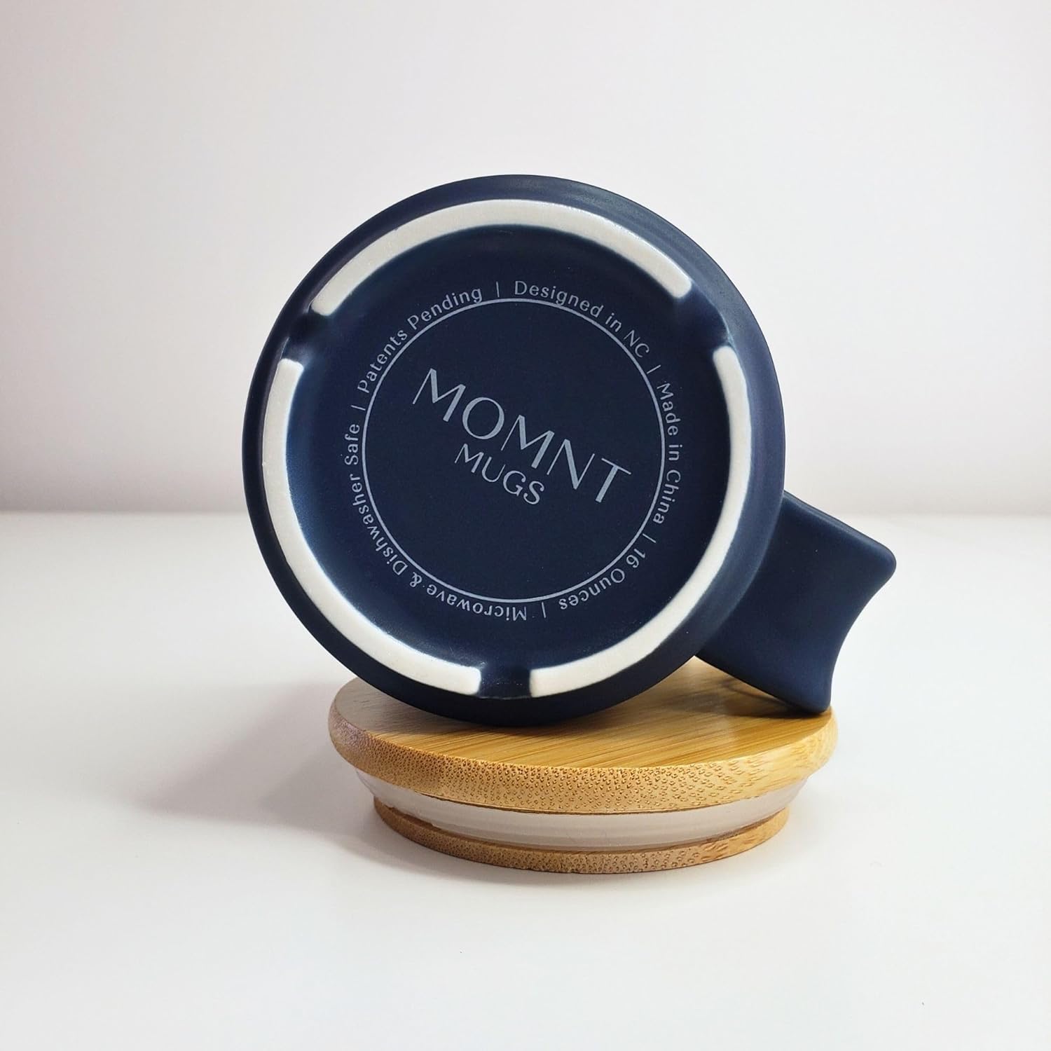 Ergonomic Coffee Mug with No-Slip Grip | Prevents Pain Points | Keeps Heat Off Fingers | 16oz | Dishwasher Safe | Microwave Safe 2.0 (Ocean)