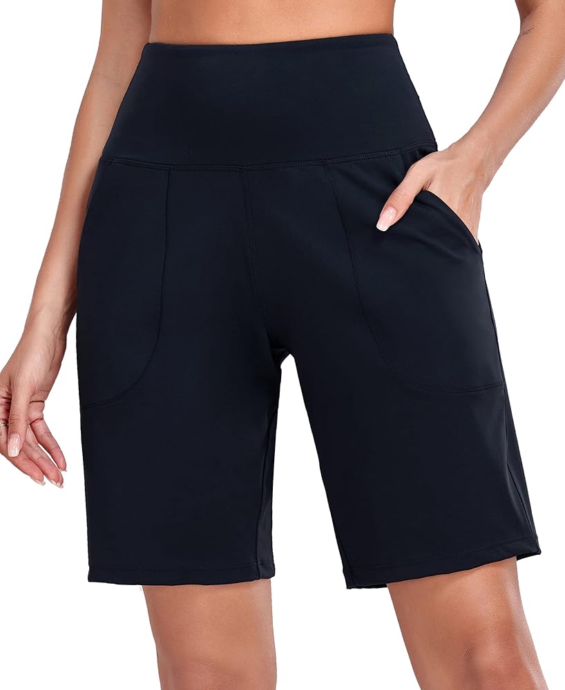 CRZ YOGA Pantalones Cortos Elásticos Para Mujer, Estilo Casual, De 2.5 Pulgadas, Con