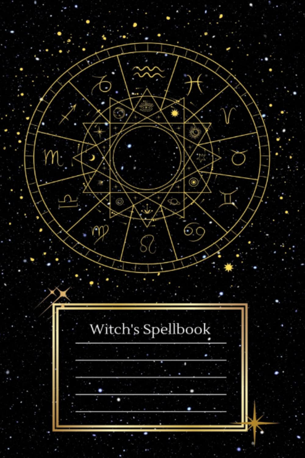 Witch's Spellbook Blank Notebook Journal: Witchy Notebook for Personal or School