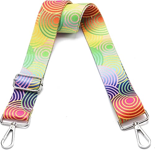 Miniatura 140 de Correa ancha para bolso, correa ajustable para bolsa cruzada, correas de hombro plateadas