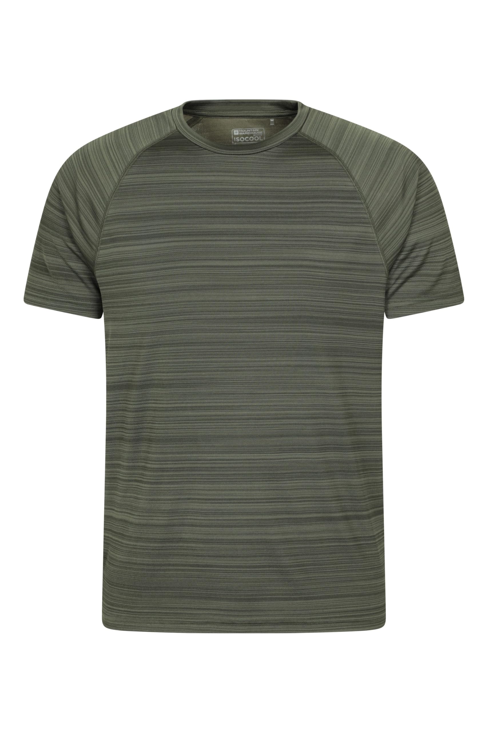 Mountain Warehouse Endurance Stripe IsoCool Mens Tee Green 3XL