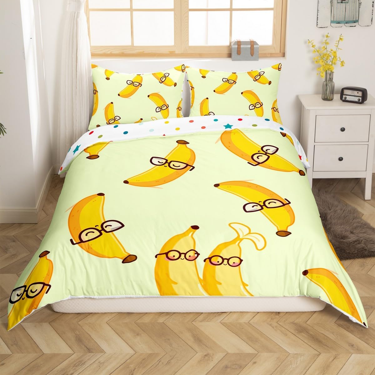 Erosebridal Headset Comforter Cover for Kids Youth Teens Adults Microphone Duvet Cover,Music Theme Quilt Cover 3D Headphone Bedding Set with 2 Pillow Cases,Black Queen Size Blue