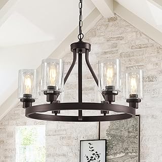 6-Light Farmhose Chandelier for Dinin...