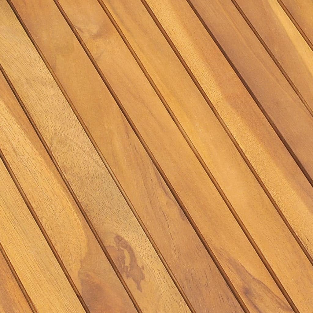 vidaXL Baúl de jardín madera maciza de teca 175x50x55 cm