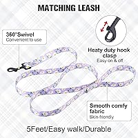 Vista 29 de BEAUTYZOO No Pull Dog Harness and Leash Set - Adjustable Step-in Puppy Harness for Small Medium Large Dogs, Escape Proof Soft Nylon Vest with Double
