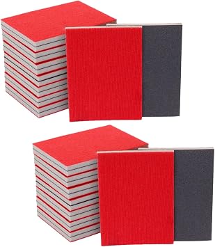 28 Pcs Sanding Sponges, 3 X 4 In, Grits 120-4000, Multi Grit Set For Wood, Metal, And Automotive Finishing