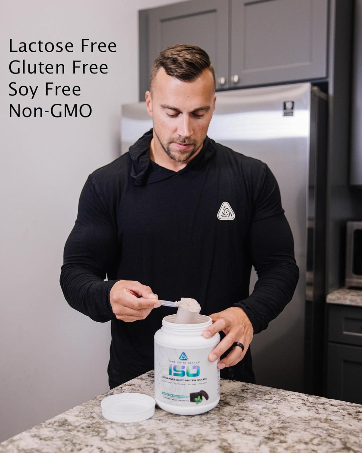 Core Nutritionals ISO Whey Protein Isolate | High-Purity Protein from Whey Isolate | Lean Muscle & Recovery Support | 32 Servings (Vanilla Cake)