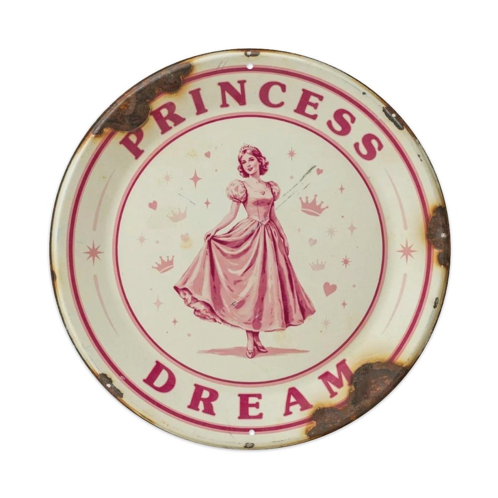 Vintage-Fairy-Tale Metal Tin Sign Plaque