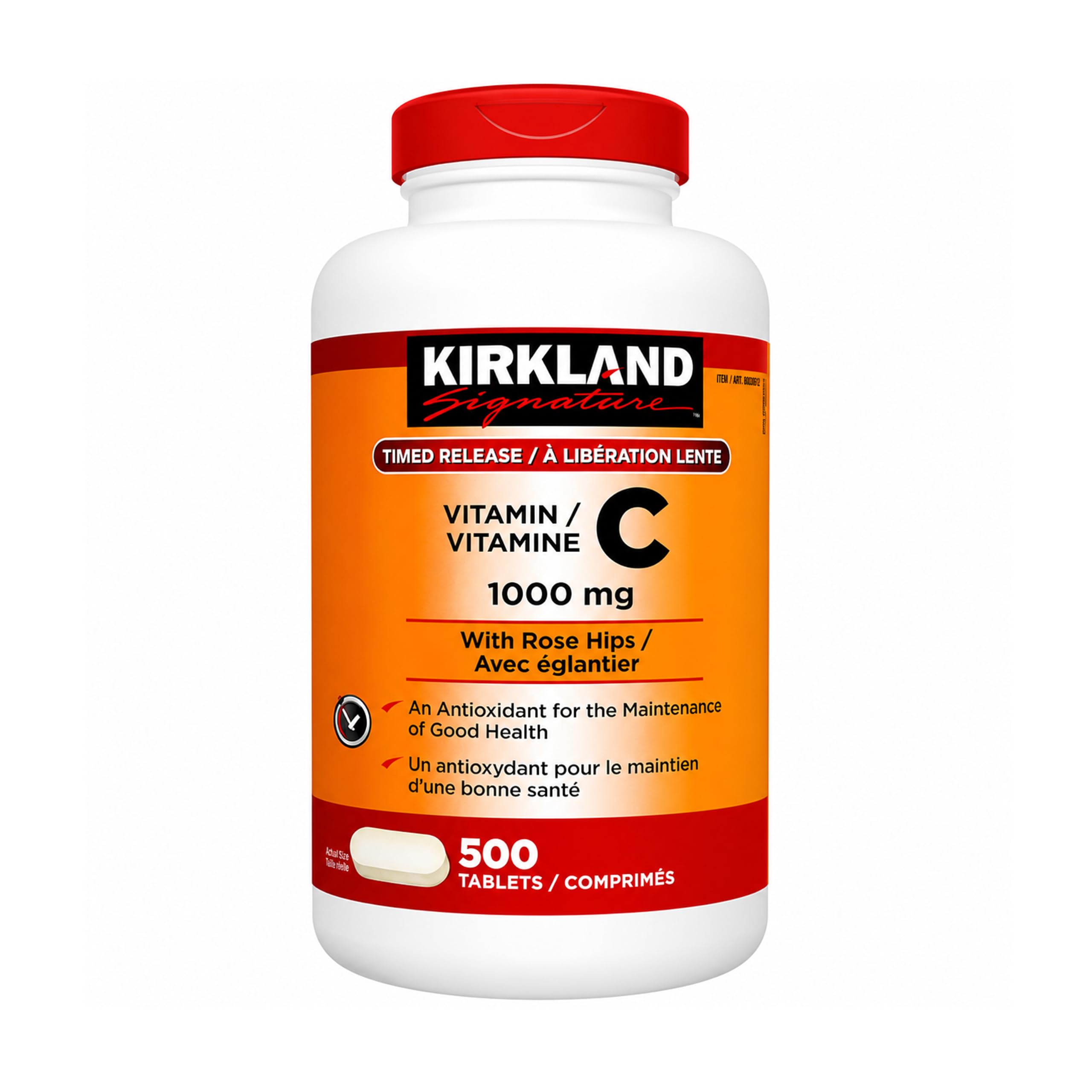Kirkland Signature Vitamin C 1000 mg., 500 Tablets (2 Pack)